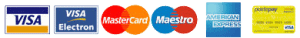 Carte di credito accettate: Visa, MasterCard e postpay